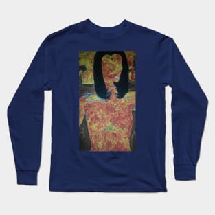 burning woman Long Sleeve T-Shirt